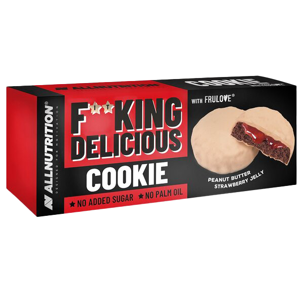 Allnutrition Fitking Delicious Cookie Peanut Butter Strawberry Jelly 128g: Guilt-Free Indulgence