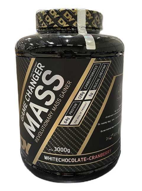 Dorian Yates Game Changer Mass White Chocolate-Cranberry 3000g: Mass Building, Game Changing | Premium Nutritional Supplement at MYSUPPLEMENTSHOP