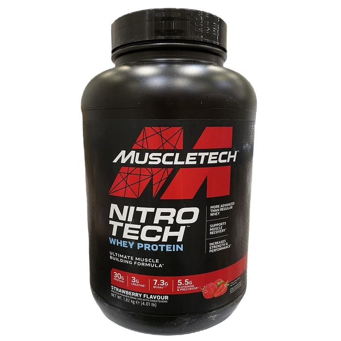 MuscleTech Nitro-Tech, Strawberry 1820g