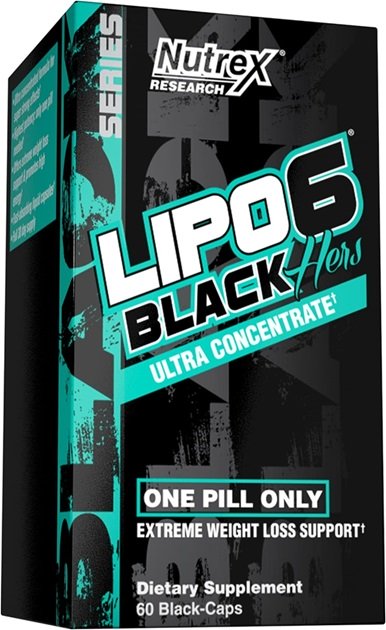 Nutrex Lipo-6 Black Hers Ultra Concentrate - 60 caps - Default Title - Sports Nutrition at MySupplementShop by Nutrex