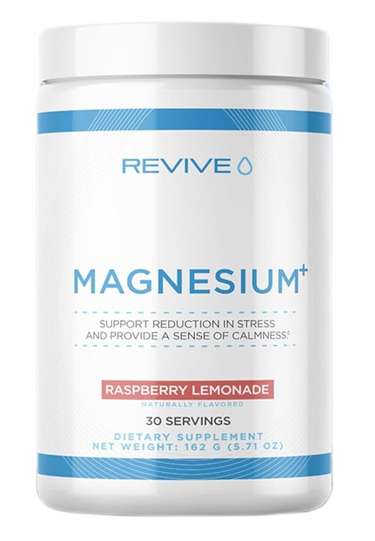 Magnesium+, Raspberry Lemonade - 162g - Sports Nutrition at MySupplementShop by Revive