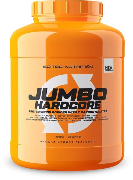 SciTec Jumbo Hardcore, Brittle White Chocolate - 3060g