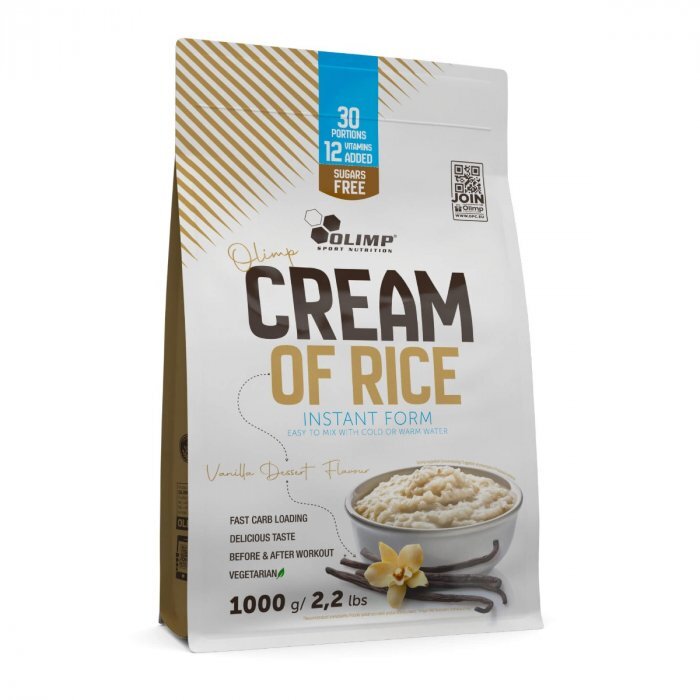 Cream of Rice, Vanilla Dessert - 1000g - Default Title - Weight Gainers & Carbs at MySupplementShop by Olimp Nutrition