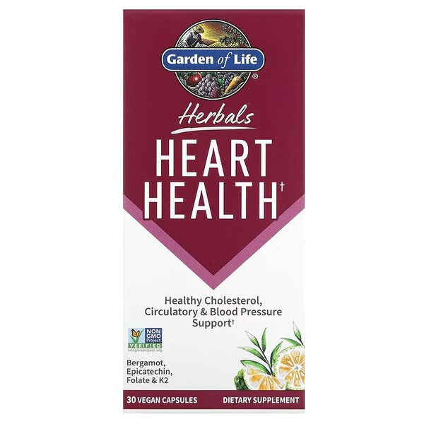 Garden of Life Herbals Heart Health - 30 vcaps - Vitamins & Supplements at MySupplementShop by Garden of Life