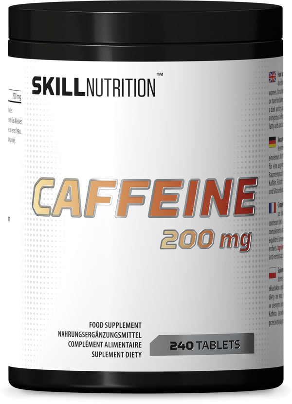 Skill Nutrition Caffeine 240 tabs - 200mg - Combination Multivitamins & Minerals at MySupplementShop by Skill Nutrition