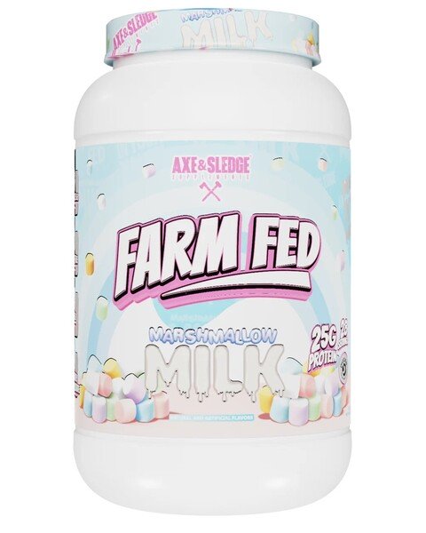 Axe & Sledge Farm Fed 859g - Marshmallow Milk - Protein at MySupplementShop by Axe & Sledge