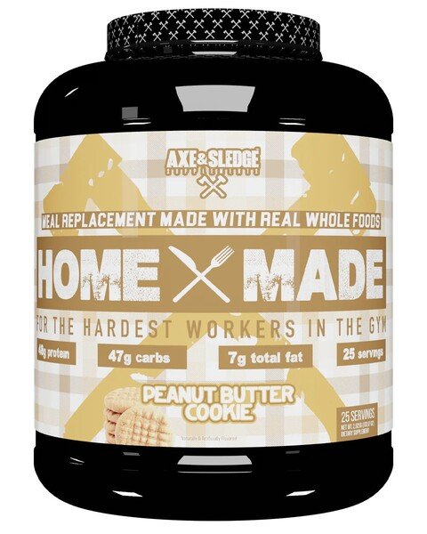 Axe & Sledge Home Made 2925g - Peanut Butter Cookie - High Carb Gainers at MySupplementShop by Axe & Sledge