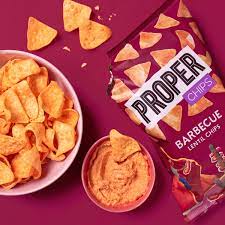 PROPERCHIPS Lentil Chips 24 x 20g | Barbecue, Sea Salt, Sweet Sriracha Chilli, Salt & Vinegar, Sour Cream & Chive