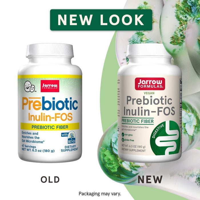 Jarrow Formulas Prebiotic Inulin-FOS 6.3oz (180g) | Premium Supplements at MYSUPPLEMENTSHOP