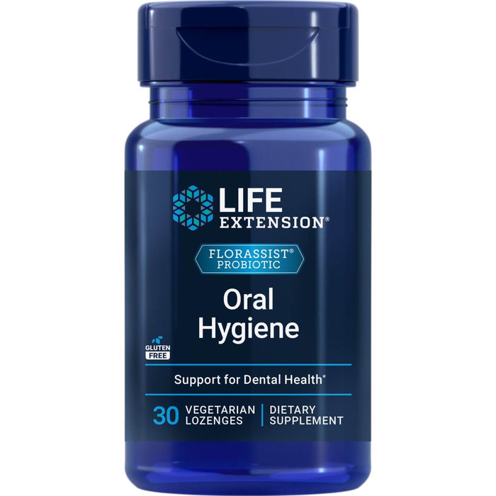 Life Extension FLORASSIST Oral Hygiene 30 Vegetarian Lozenges - Health and Wellbeing at MySupplementShop by Life Extension