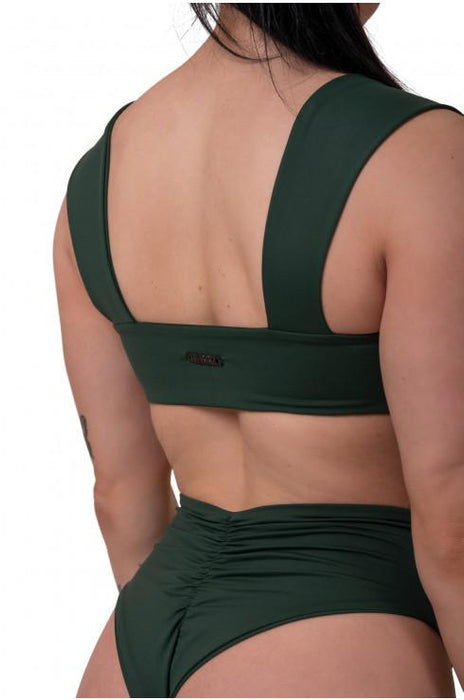 Nebbia High-Energy Bikini Top 553 - Dark Green - Medium - Bikini Top at MySupplementShop by Nebbia