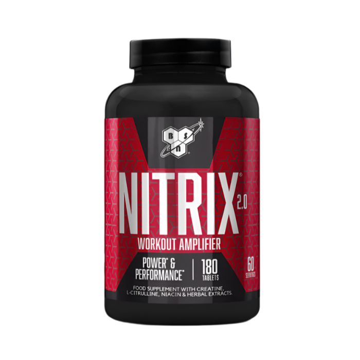 BSN Nitrix 2.0 180 Tablets 60 Servings