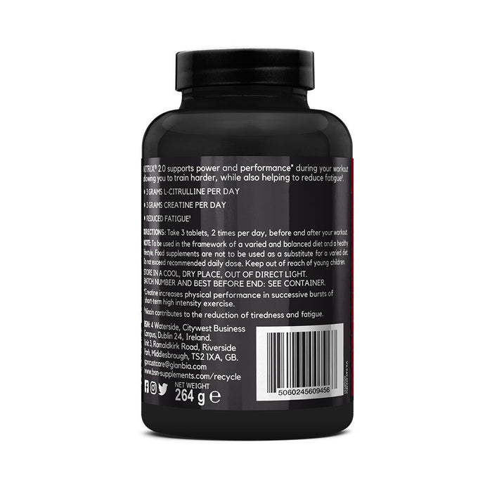 BSN Nitrix 2.0 180 Tablets 60 Servings