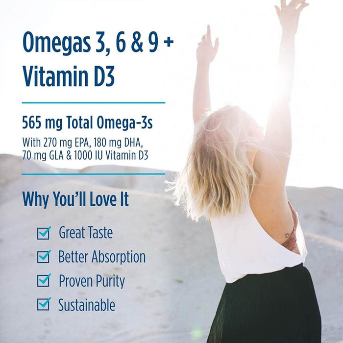 Nordic Naturals Complete Omega-D3 120 Softgels (Lemon) | Premium Supplements at MYSUPPLEMENTSHOP