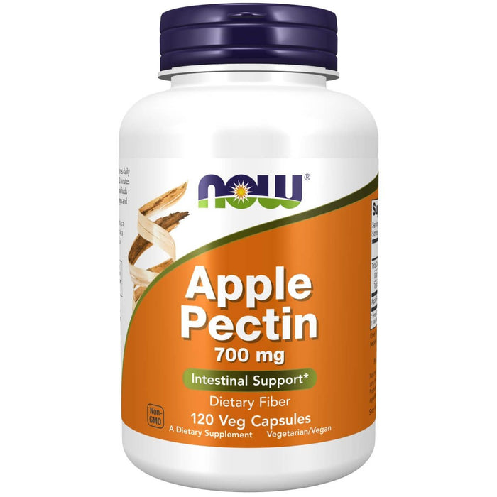 NOW Foods Apple Pectin 700mg 120 Veg Capsules - Health and Wellbeing at MySupplementShop by NOW Foods