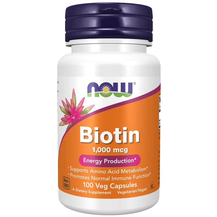 NOW Foods Biotin 1,000 mcg 100 Veg Capsules