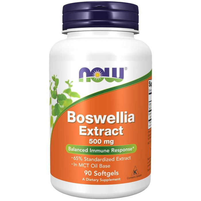 NOW Foods Boswellia Extract 500 mg 90 Softgels - Health and Wellbeing at MySupplementShop by NOW Foods