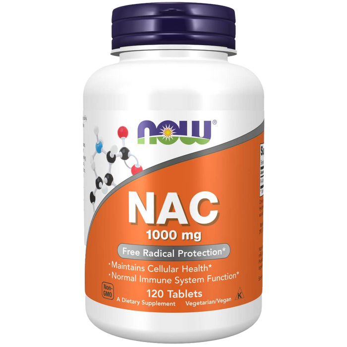 NOW Foods NAC, 1000 mg – 120 Tabletten