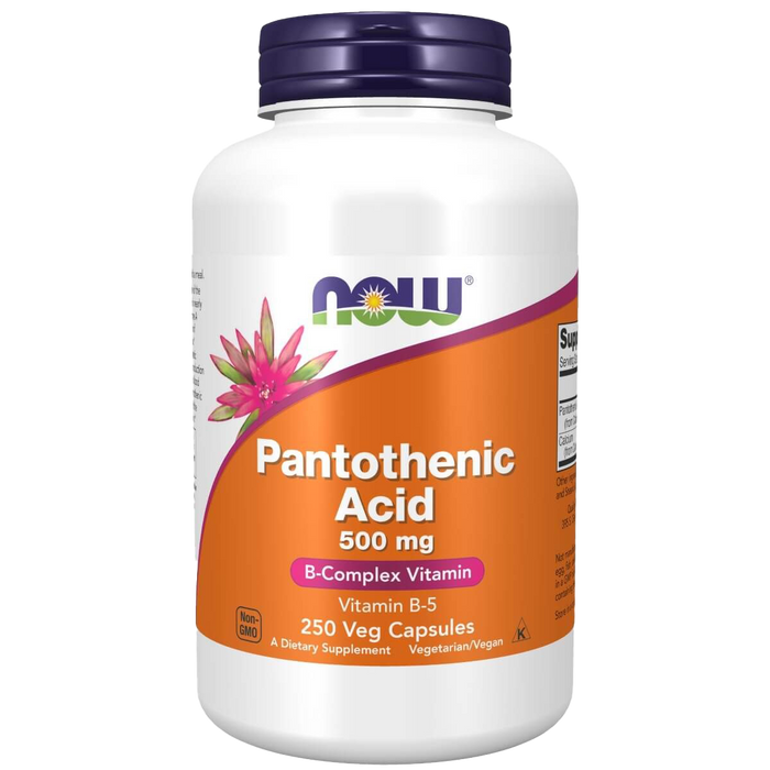 NOW Foods Pantothenic Acid (Vitamin B-5) 500 mg 250 Capsules