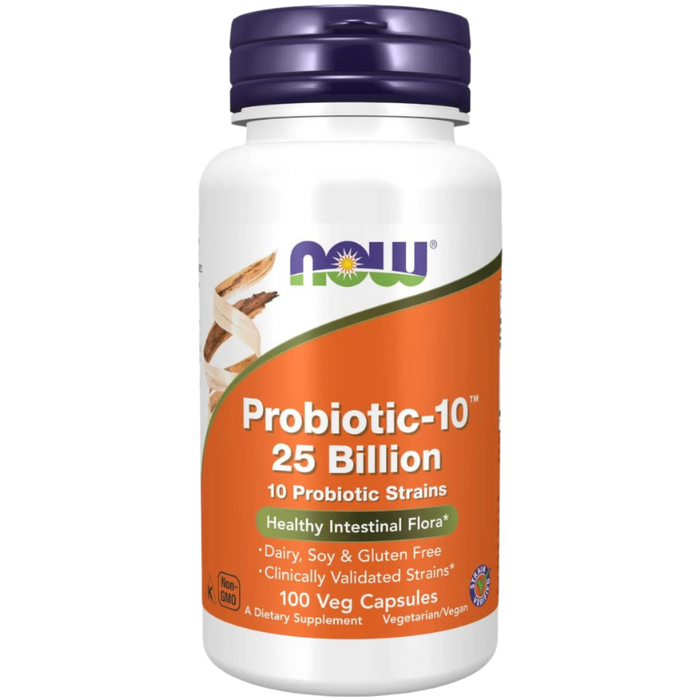 NOW Foods Probiotic-10 25 Billion 100 Veg Capsules