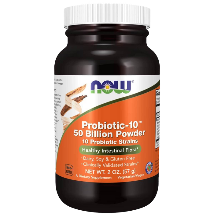 NOW Foods Probiotic-10, 50 Milliarden Pulver – 57 g