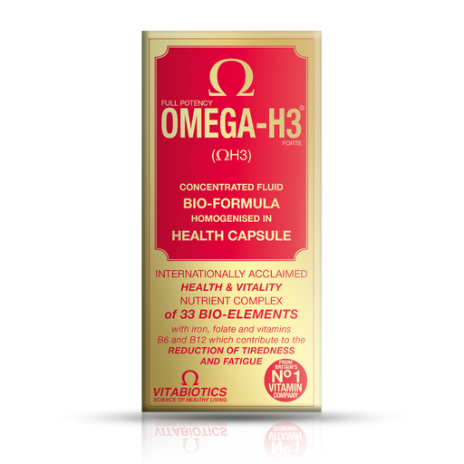 Vitabiotics Full Potency Omega H3 Forte 30 Capsules - Energy & Mind at MySupplementShop by Vitabiotics