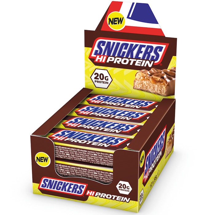 Barres Snickers Hi-Protéinées 12x55g