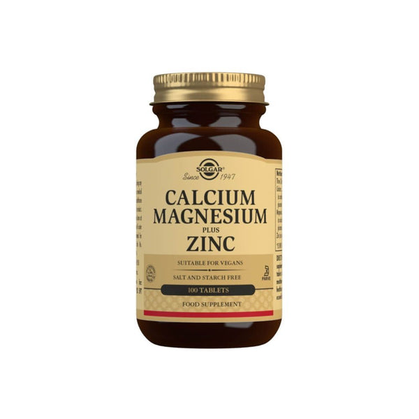 Solgar Calcium Magnesium Plus Zinc Tablets Pack of 100 at MySupplementShop.co.uk