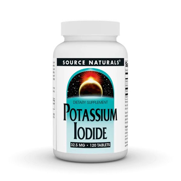 Source Naturals Potassium Iodide 32.5mg 120 Tablets | Premium Supplements at MYSUPPLEMENTSHOP