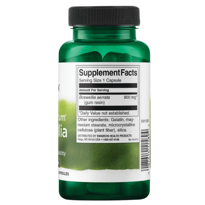 Swanson Full Spectrum Boswellia, 800 mg doppelte Stärke – 60 Kapseln