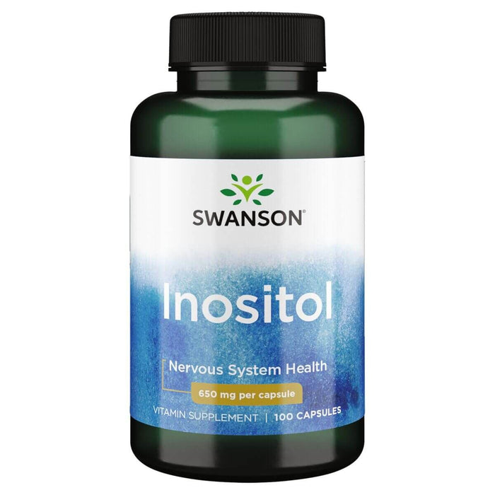 Swanson Inositol 650 mg 100 Capsules - Health and Wellbeing at MySupplementShop by Swanson