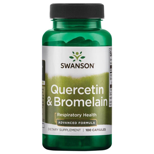 Swanson Quercetin &amp; Bromelain Advanced Formula 100 Capsules | Premium Supplements at MYSUPPLEMENTSHOP