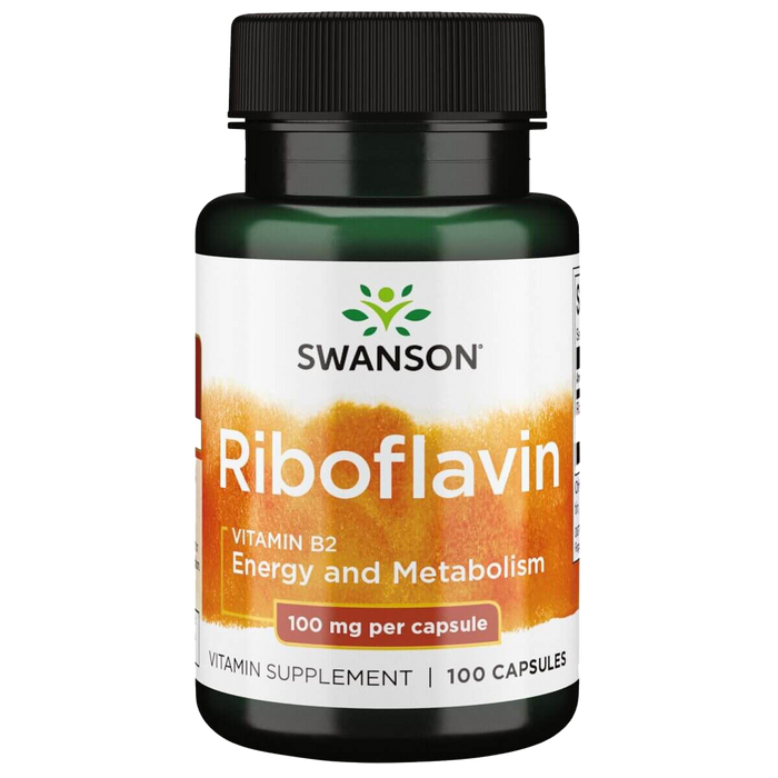 Swanson Riboflavin Vitamin B-2 100 mg 100 Capsules