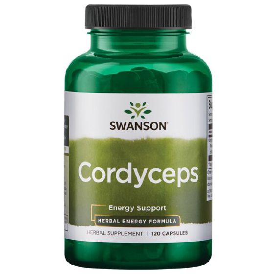 Swanson Cordyceps 600 mg 120 Capsules - Health and Wellbeing at MySupplementShop by Swanson