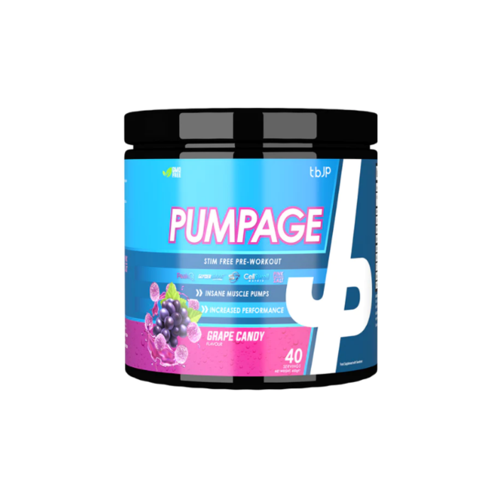 Trained by JP Pumpage 400g - Sour Cherry - Sports Supplements at MySupplementShop by Trained by JP