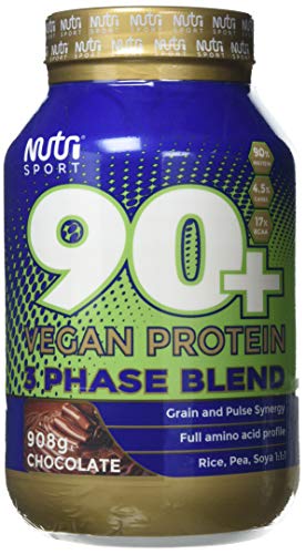 NutriSport 90+ Vegan Chocolate Protein Powder | High-Quality Beauty | MySupplementShop.co.uk