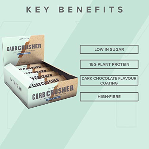 MyProtein MyVegan Vegan Carb Crusher  12 x 60g Chocolate Sea Salt | High-Quality Health Foods | MySupplementShop.co.uk