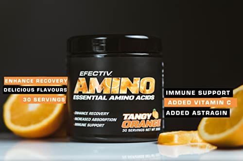 Efectiv Nutrition Amino 300g Tangy Orange | High-Quality Amino Acids and BCAAs | MySupplementShop.co.uk