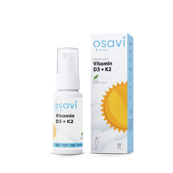 Osavi Vitamin D3 + K2 Oral Spray, Peppermint - 25 ml. | High-Quality Vitamin D | MySupplementShop.co.uk