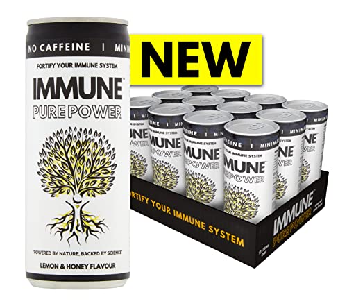 Immune Pure Power 12x250ml Lemon & Honey | High-Quality Health Foods | MySupplementShop.co.uk