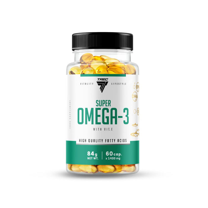 Trec Nutrition Super Omega-3 - 60 caps | High-Quality Omegas, EFAs, CLA, Oils | MySupplementShop.co.uk