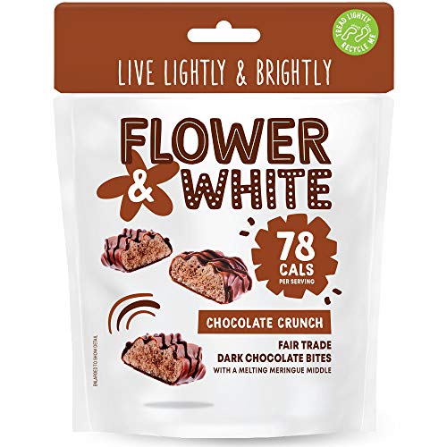 Flower&White Meringue Bites 75g Chocolate Crunch - Default Title - Health Foods at MySupplementShop by Flower & White