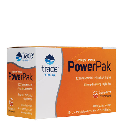 Trace Minerals Electrolyte Stamina Power Pak - Orange Blast 144g | High-Quality Health Foods | MySupplementShop.co.uk