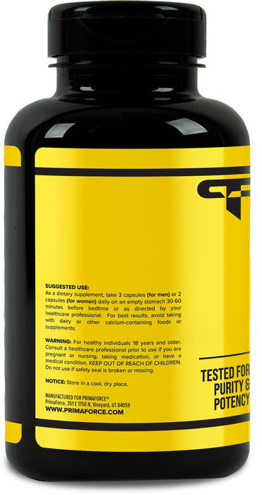 Primaforce ZMA - 180 vcaps | High-Quality Natural Testosterone Support | MySupplementShop.co.uk