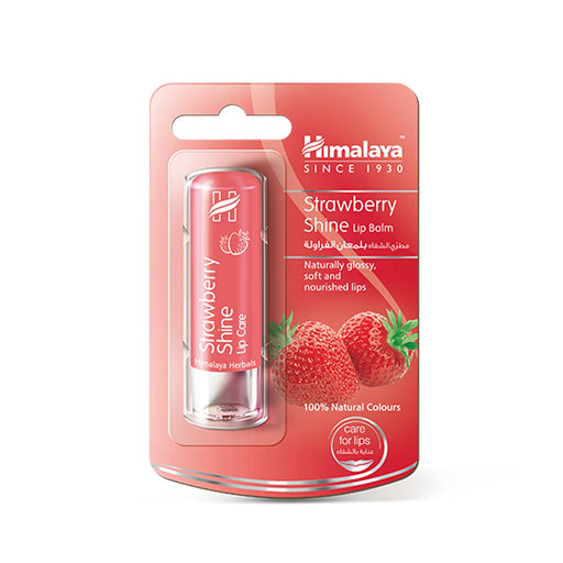 Himalaya Strawberry Shine Lip Balm - 4.5g - Sports Supplements at MySupplementShop by Himalaya