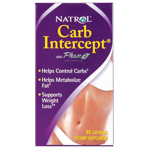 Natrol Carb Intercept with Phase 2 - 120 vcaps - Slimming and Weight Management at MySupplementShop by Natrol