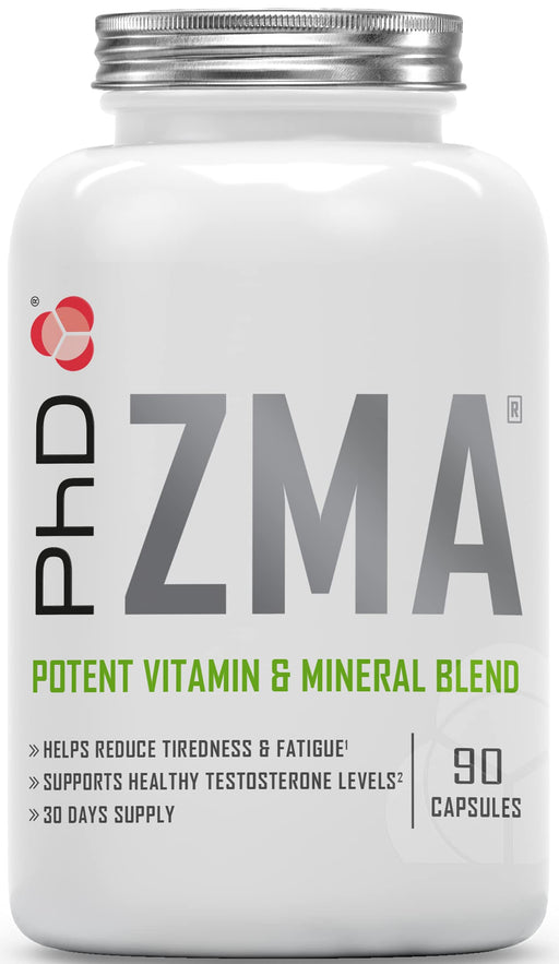 PhD ZMA - 90 caps | High-Quality Natural Testosterone Support | MySupplementShop.co.uk