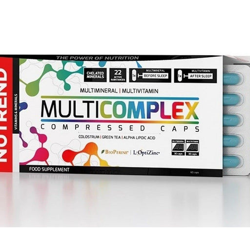 Nutrend MultiComplex Compressed Caps - 60 caps | High-Quality Vitamins & Minerals | MySupplementShop.co.uk