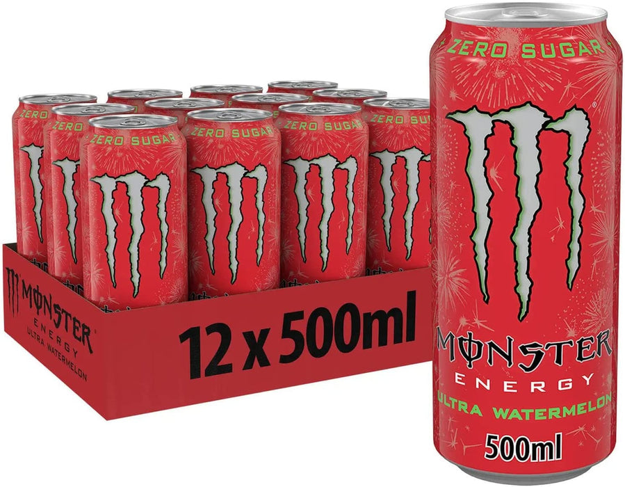 Monster Energy Ultra Cans 12 x 500ml | High-Quality Health Foods | MySupplementShop.co.uk