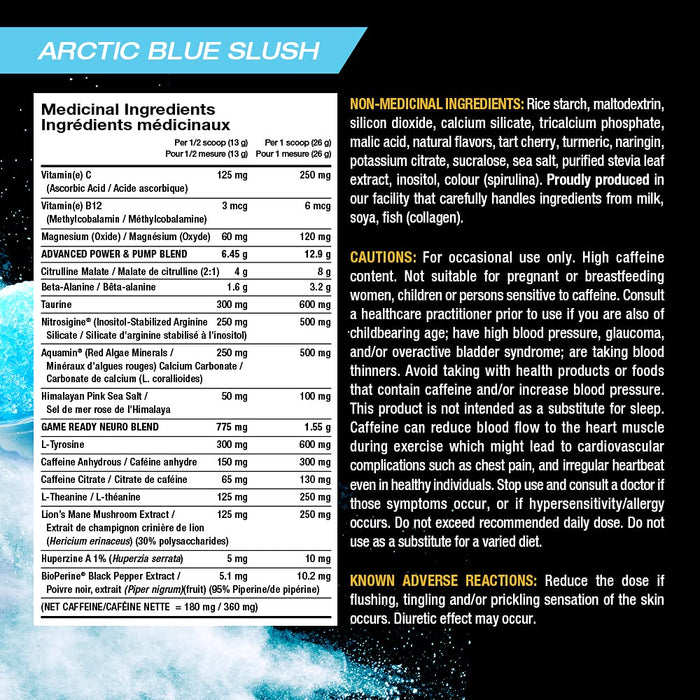 PVL Essentials Gold Series Domin8, Arctic Blue Slush - 520g | High-Quality Nuts & Seeds | MySupplementShop.co.uk
